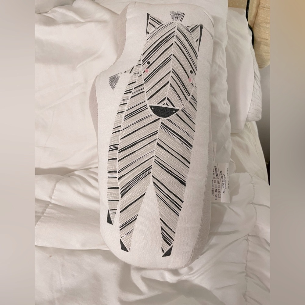 Crate Kids (Crate & Barrel) zebra pillow